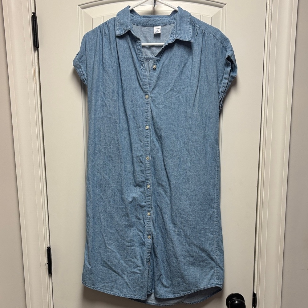 Old Navy Light Blue Denim Dress